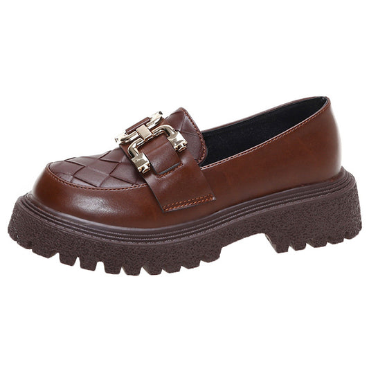 British Style Retro Platform Platform Women's Shoes