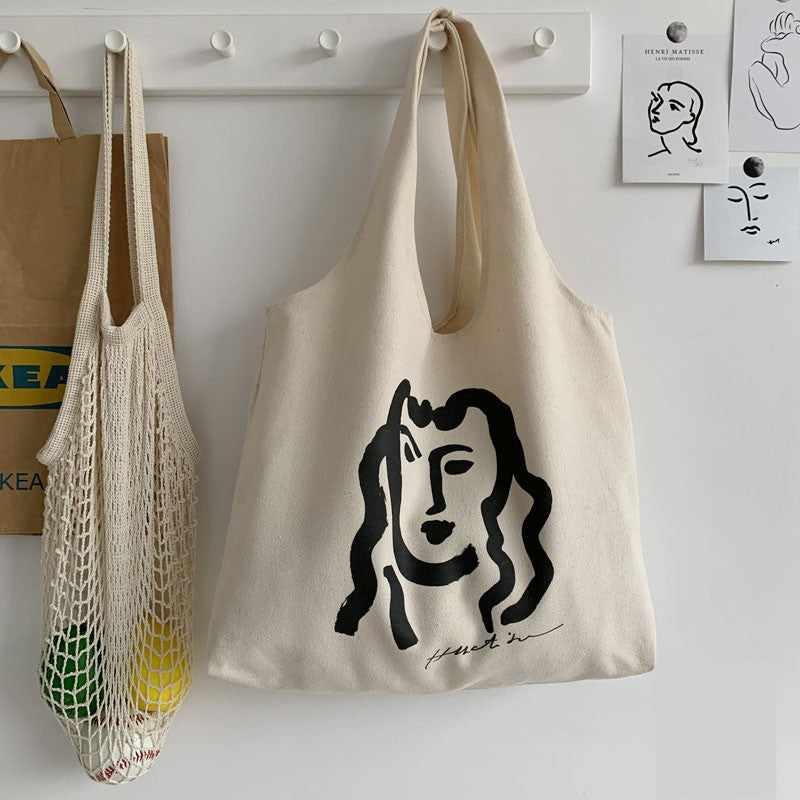 Japanese Simple And Versatile Literary Large Capacity Shoulder Bag