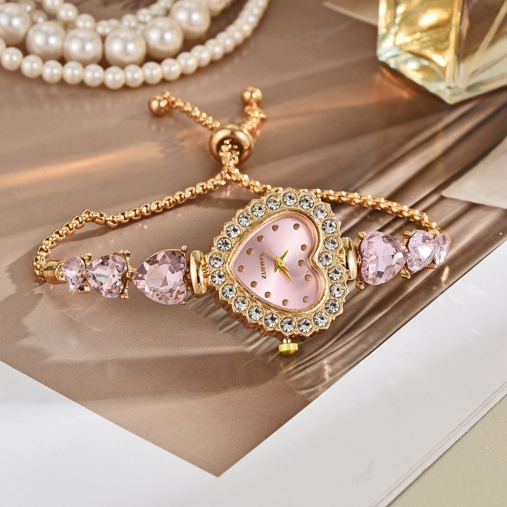 Exquisite Cute Heart Shape Quartz Watch Casual