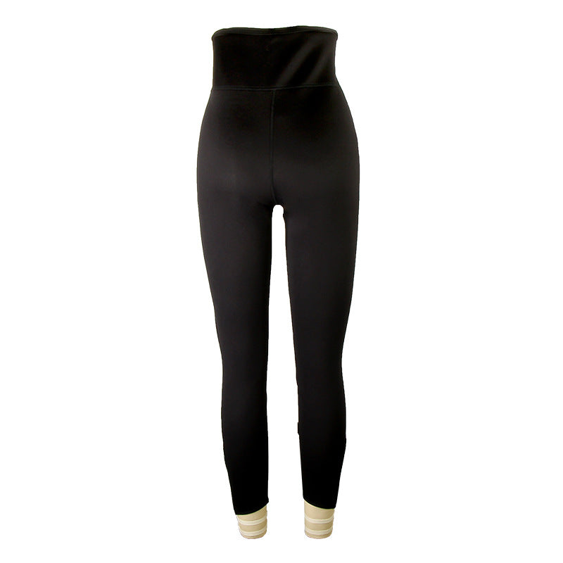 High-Waist Sports Sweating Sweat Pants Outdoor Running Fat Burning