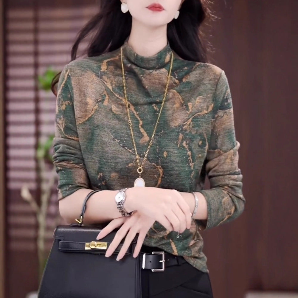 High-end Sophisticated Printed Blouseunique And Stylish Top