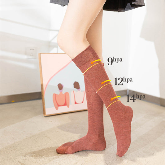 Ins Tide Autumn And Winter Solid Color Knee Socks Japanese Series