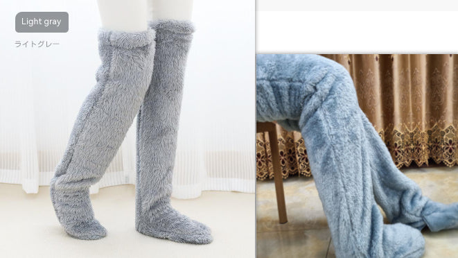 Winter Warm Cold Leg Knee Joint Cold-proof Stockings Home Floor Sleeping Socks