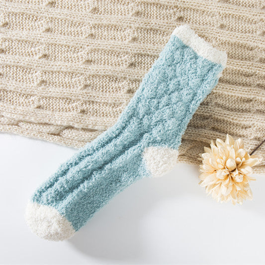 Coral fleece socks Ladies sleep socks