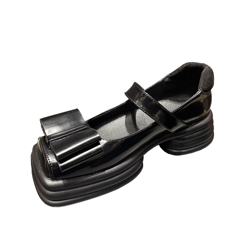 Stylish Platform Retro Shoes Preppy Shallows
