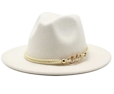 Women's Autumn And Winter British Style Jazz Hat