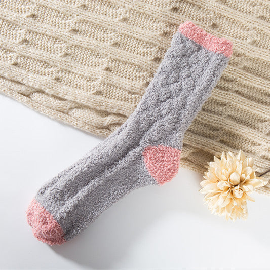 Coral fleece socks Ladies sleep socks