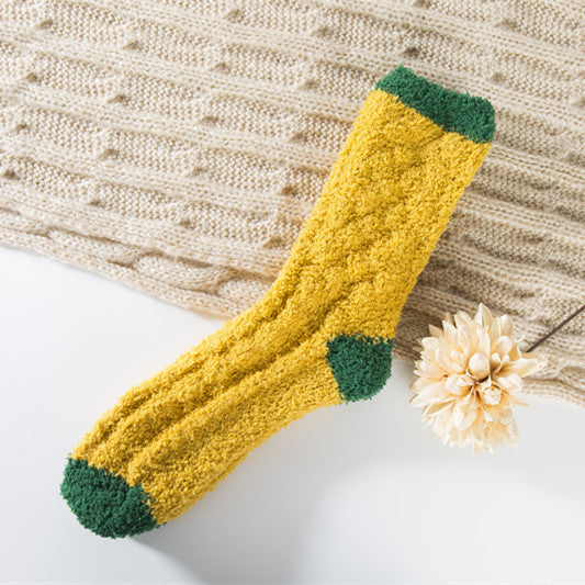 Coral fleece socks Ladies sleep socks