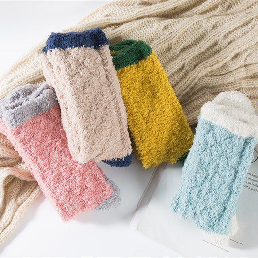 Coral fleece socks Ladies sleep socks