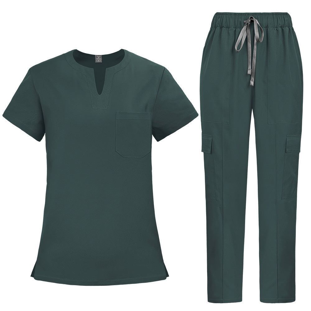 Simple Straight-cut Hand-washing Suit For Nurses