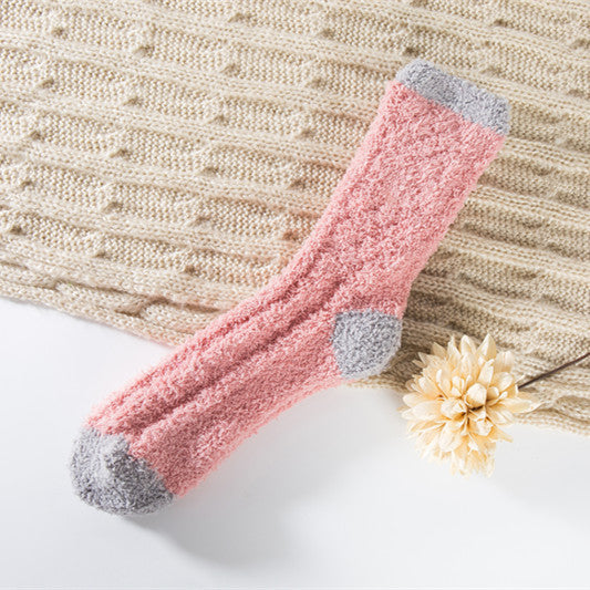 Coral fleece socks Ladies sleep socks
