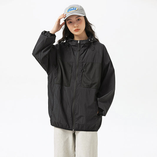 Hooded Multi-pocket Thin Personality Sun-protective Clothing Quick-dry Casual
