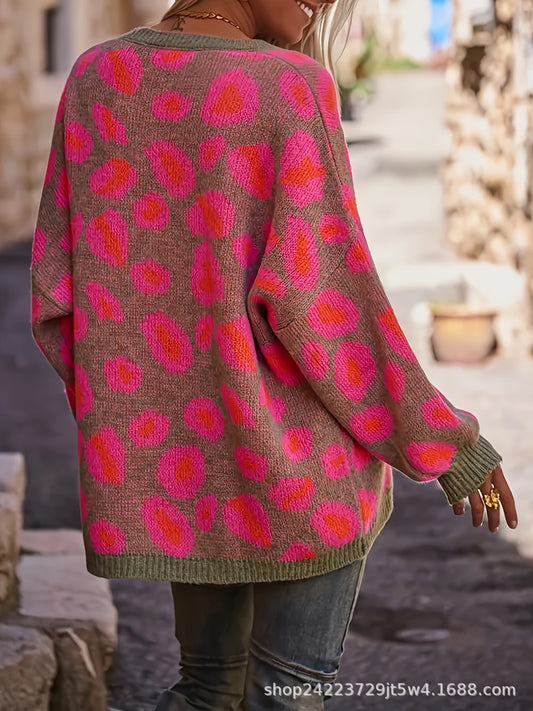 Fashion Knitwear Casual Plus Size Sweater For Women
