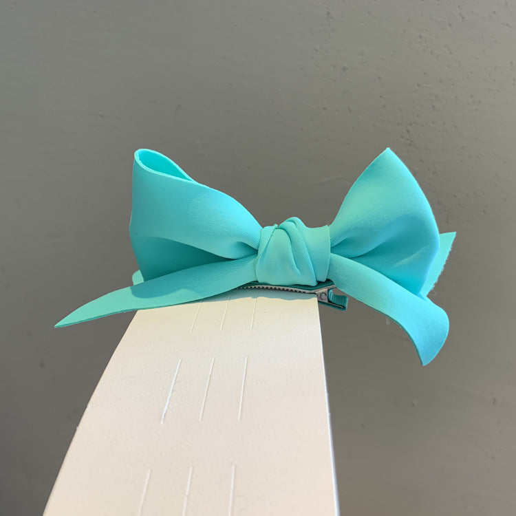 Children's Big Bow Hairpin Stretch Cloth