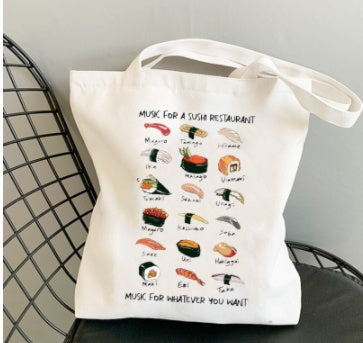 Music For Sushi House Canvas Bag