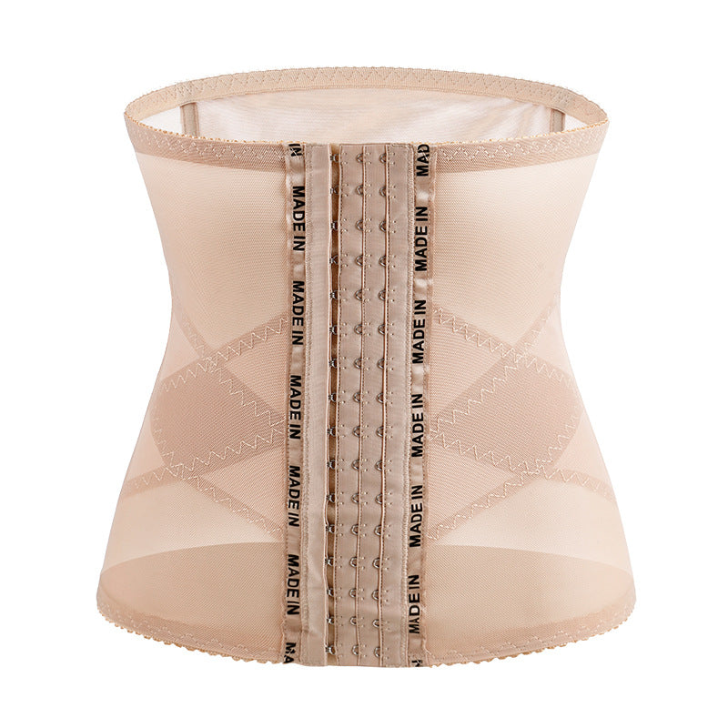 Mesh cross elastic waistband