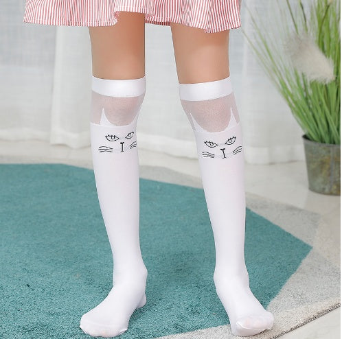 Children Stockings Over The Knee Velvet