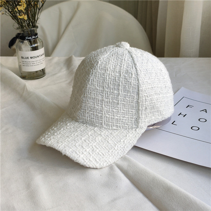 Hat Lady Autumn And Winter New Character Grain When Tweed
