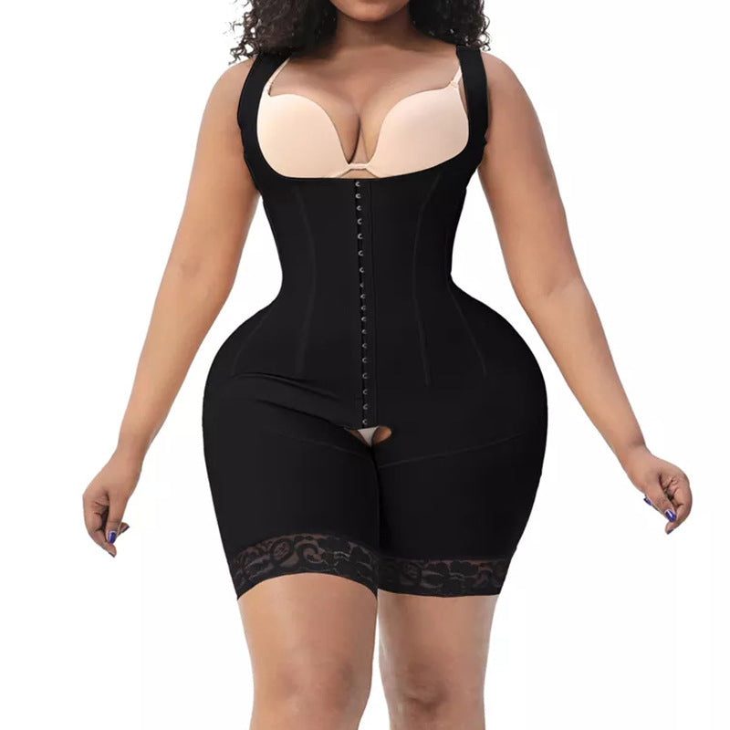 9 Steel Rib 3 Rows Plus Size Body Shaping Belly Contraction Hip Lifting Slimming Clothes