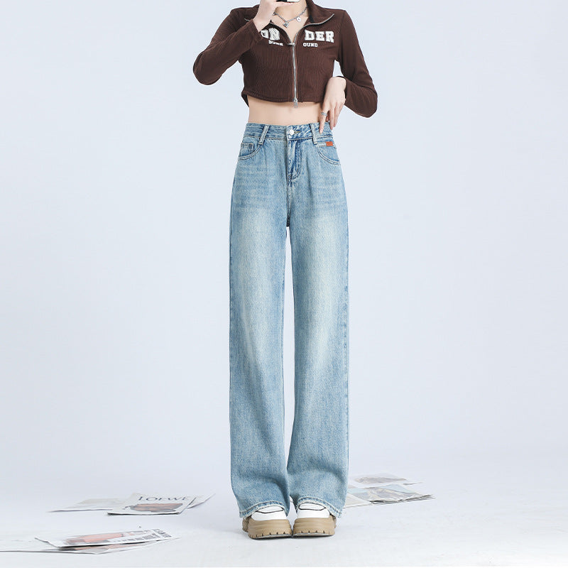 Women's Fashionable All-match Thin Wide-leg Trousers