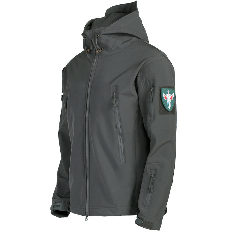 Men's Shell Jacket Trench Coat