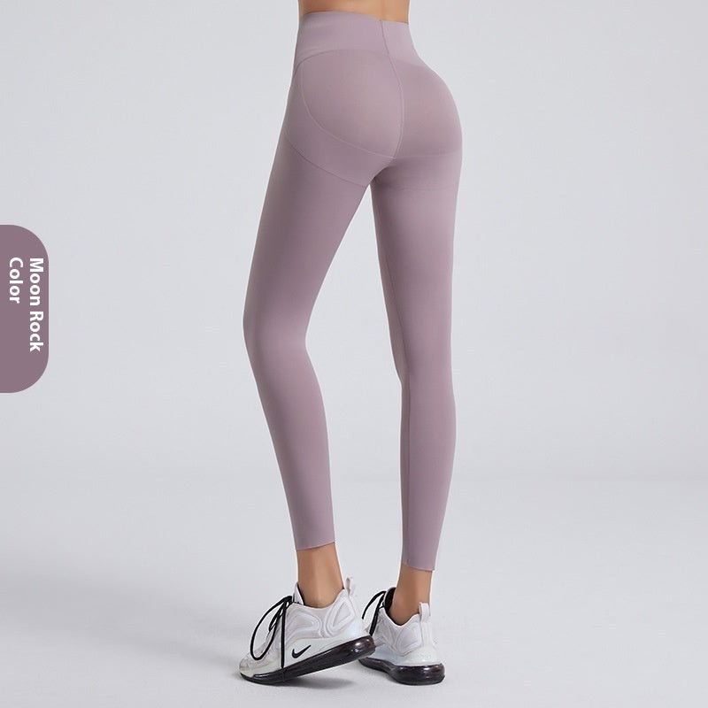 High Waist Hip Lift Tight Yoga Fitness Running Thin Jacket Wear Leggings