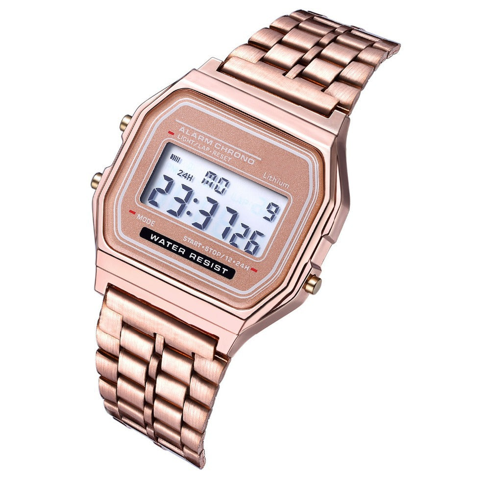 Popular Fashion Simple Men'S And Women'S Universal Watch Square Dial Electronic Watch Boys Quartz Performance Goods