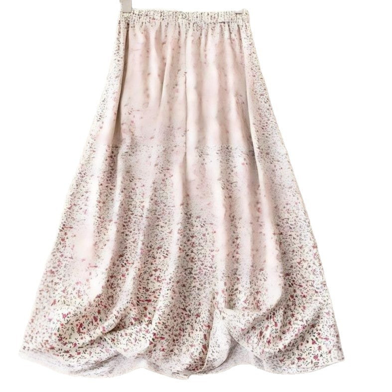 Loose-fitting Fashionable Floral Print Skirt For Women