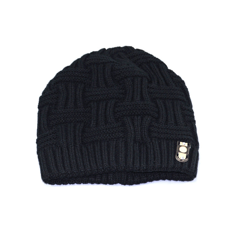 Men's Fashion Padded Jacquard Knitted Hat