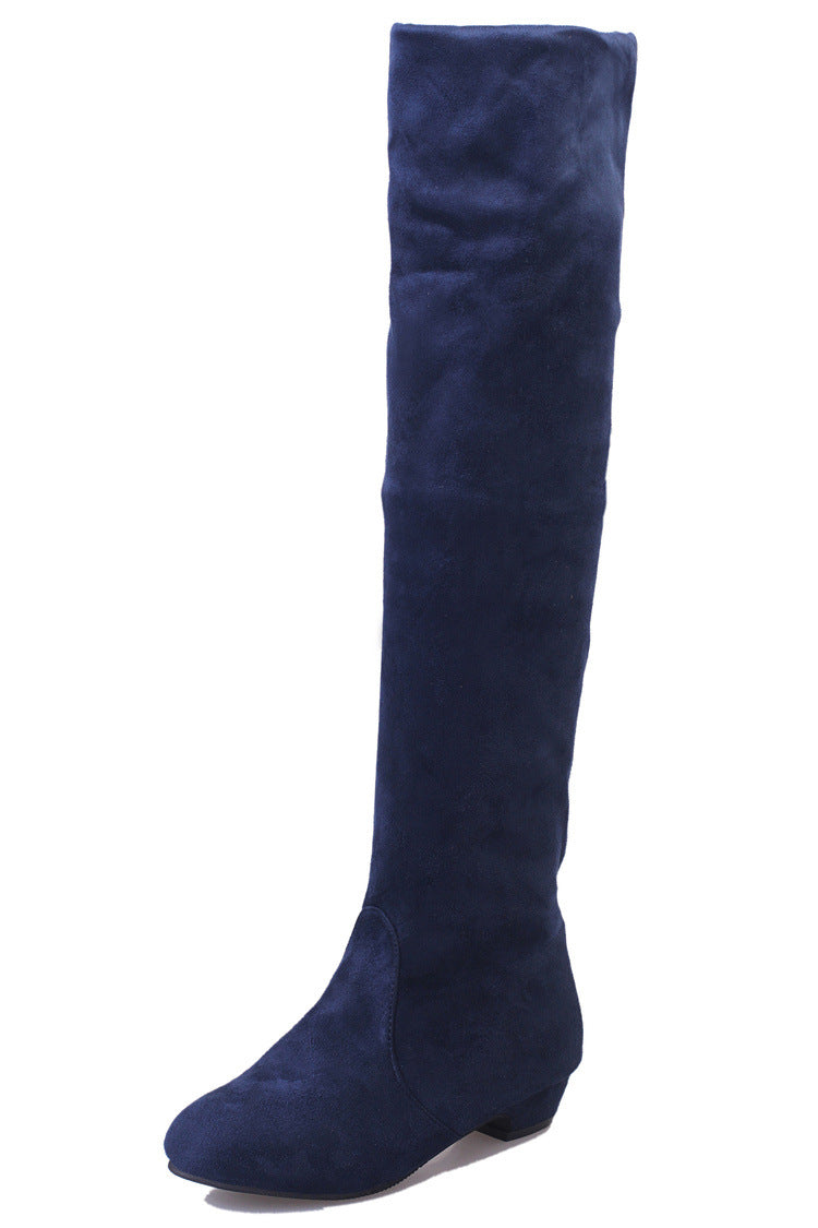 Autumn And Winter New High Leg Boot Long Over-the-knee Boots Flat Boots Children