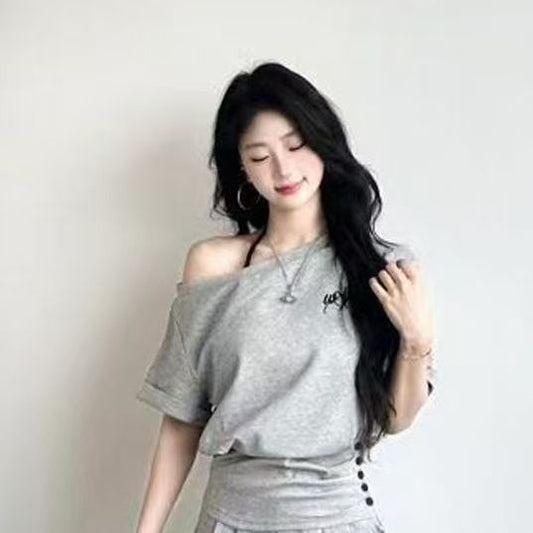 Koreansk-inspireret College Sommer Afslappet Sportssæt