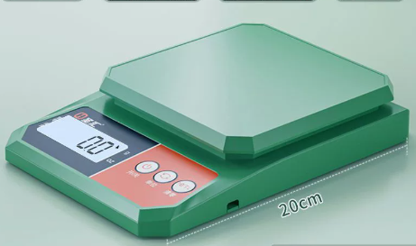 LED screen electronic scale-stainless steel plate three-purpose model-green-0.5g ￣ 5kg-1 piece