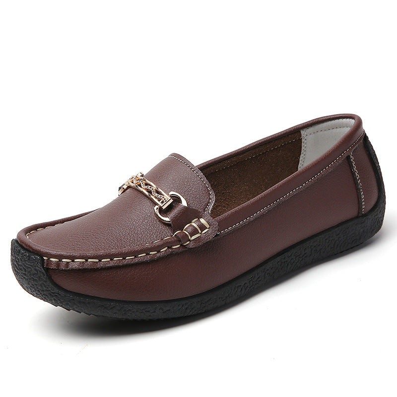Leisure Women's Flat-heeled Shoes Soft Bottom Soft Surface