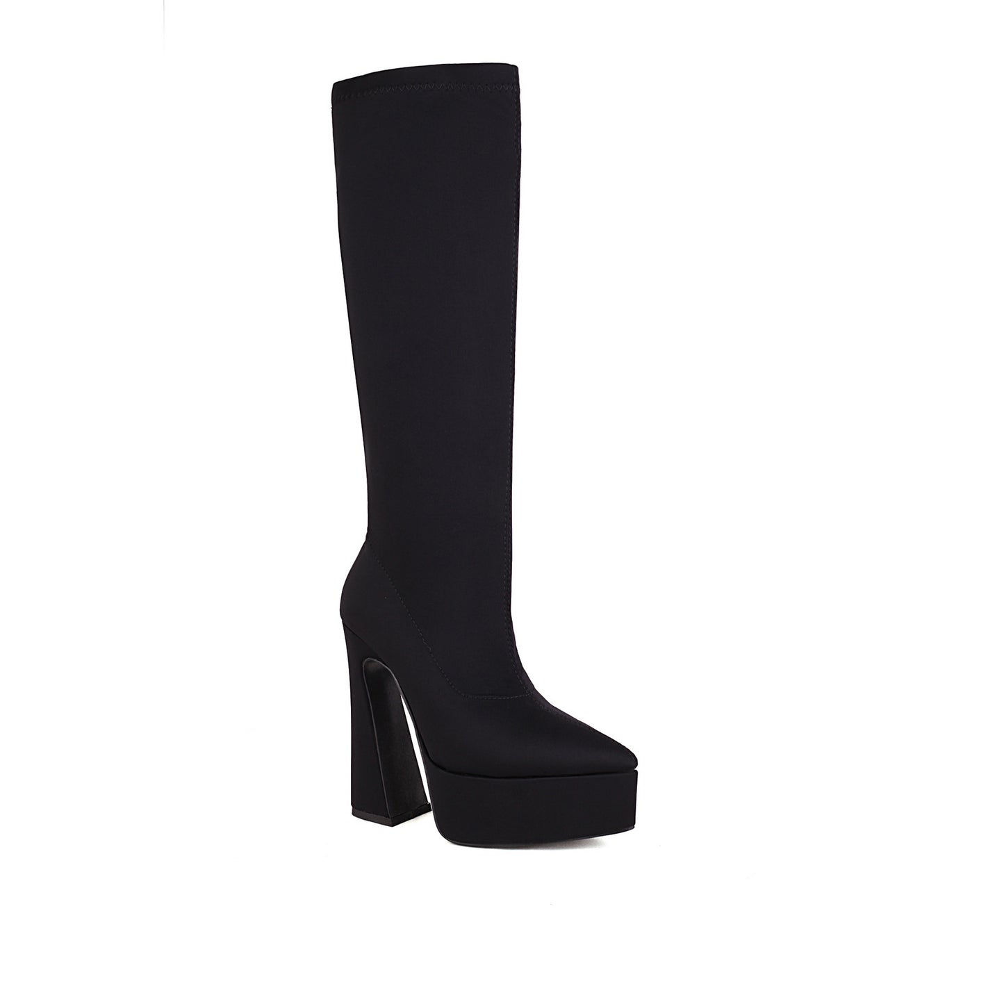 Sardines Platform Pointed Toe Super High Heel Boots