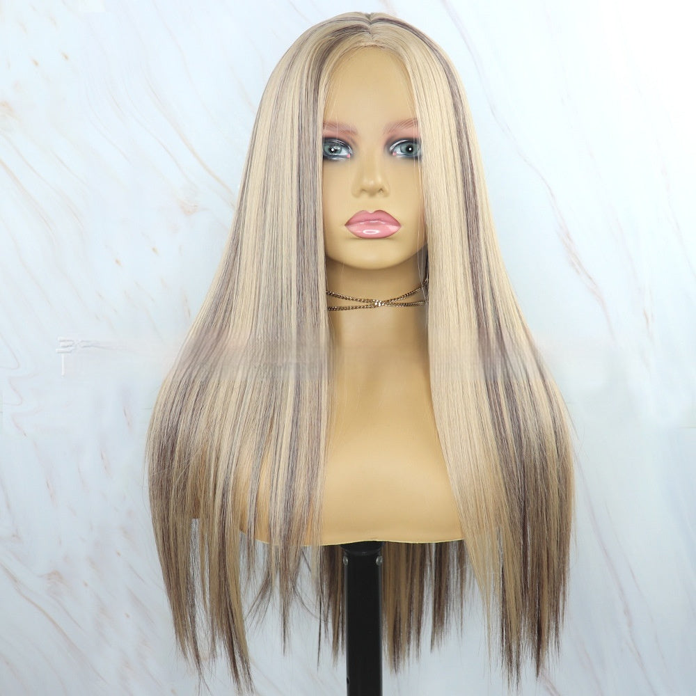 Pick Color Piano Color Long Straight Hair Japanese Silk Hair