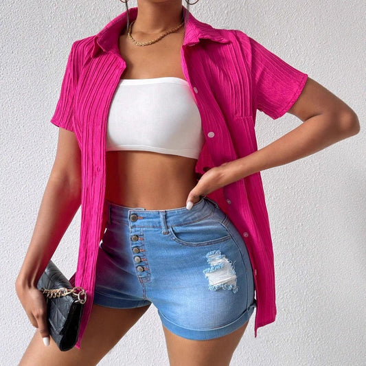 European And American Cardigan Blouses For Women