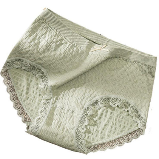 Girls Mid-Low Waist Cotton Crotch Comfortable Breathable Shorts