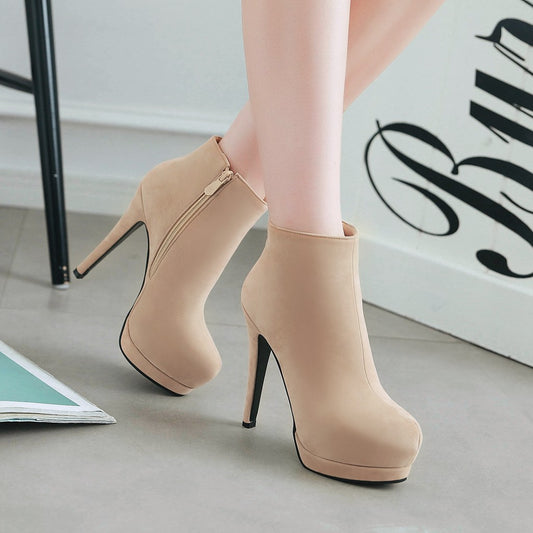 Martin Boots Fashion Thick Heel Sexy