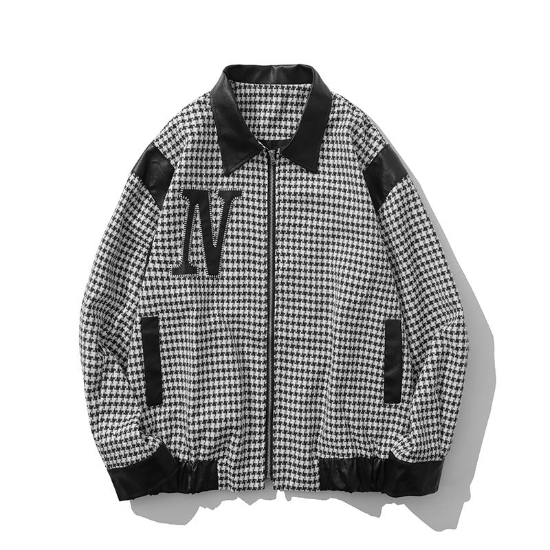 Men's Contrast Patchwork Casual Jacket