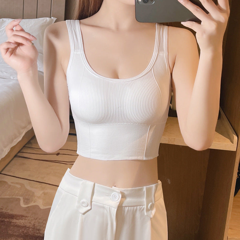 Womens Camisole With Built-in Chest Pads For A Beautiful Back