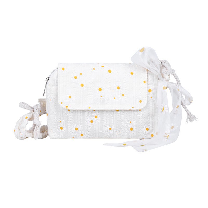 Women's Daisy Canvas One Shoulder Crossbody Bag