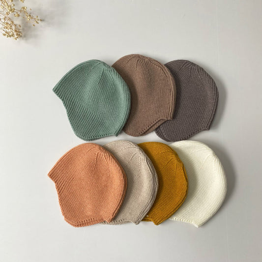Korean Version Solid Color Children's Knitted Hat