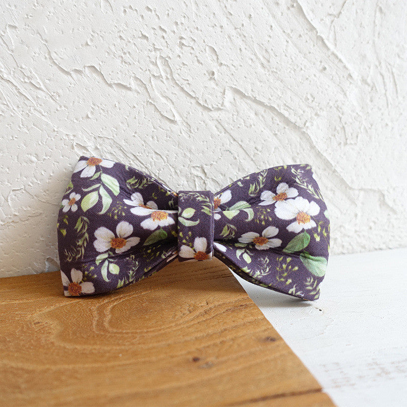 Pet Collar Bow Dog Rope Set