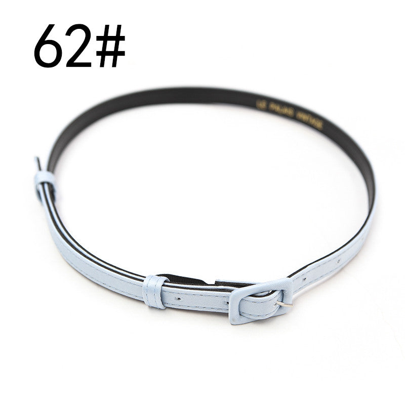 Universal With Candy-colored Superfine Satin Delicate Belt