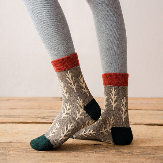 Women's thick tube socks