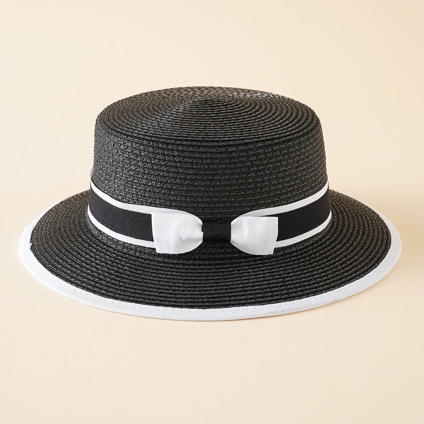 Women's Sun Protection Sunshade Bow Flat Hat