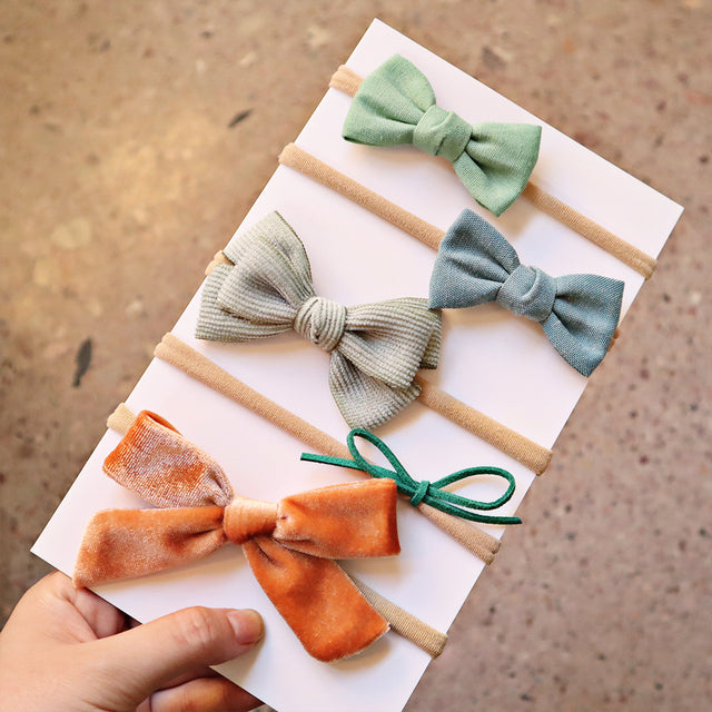 Baby Bow Tie Hair Hoop Nylon