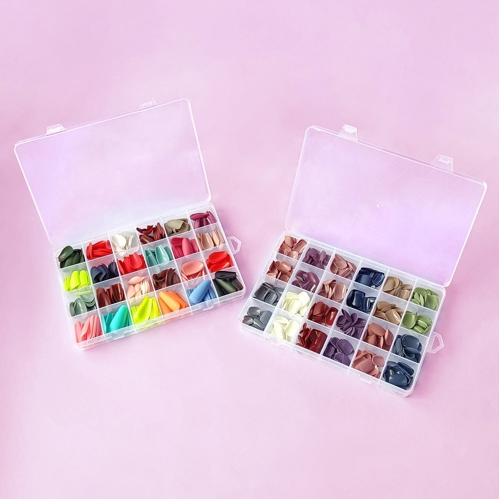 Solid Color Glossy Matte Square Plastic Box Ballet Wear Armor