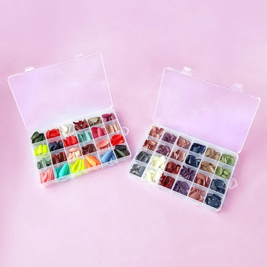Solid Color Glossy Matte Square Plastic Box Ballet Wear Armor