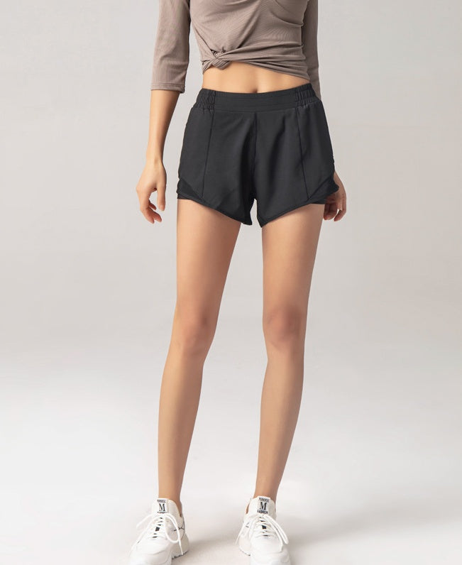 New Summer Hot Pants Women's Mesh Join Anti Light Sports Leisure Fast Dry Running Breathable Fitness Shorts